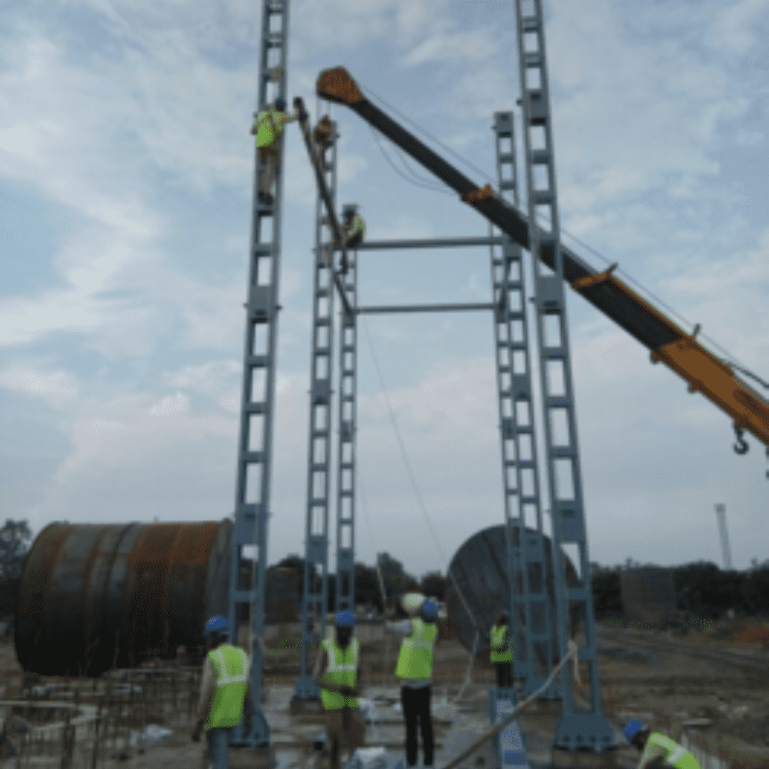 SRI RAM GROUP DSCL SUGAR MILL HARDOI - DISTILLERY UNIT ERECTION WORK